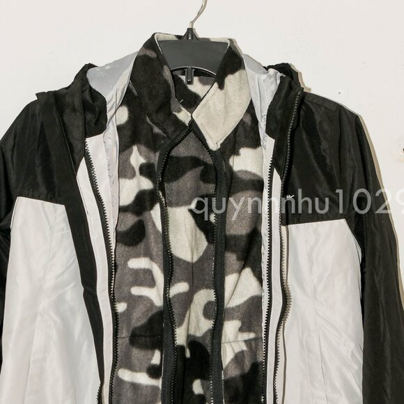 NWT Eddie Bauer Kids' 3-in-1 Jacket lightweight Jacket Gray. - Picture 11 of 11